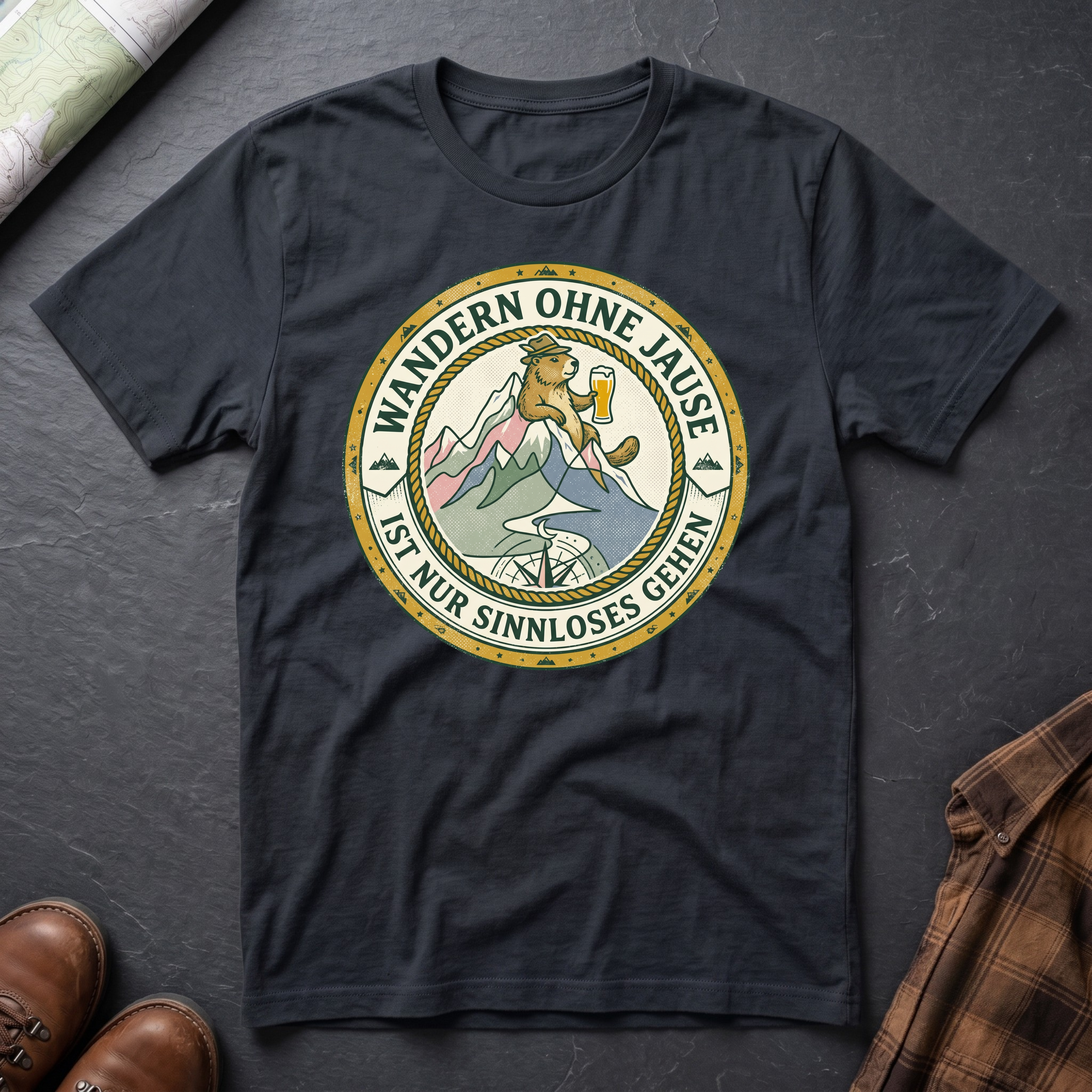 Wandern Jause - T-Shirt