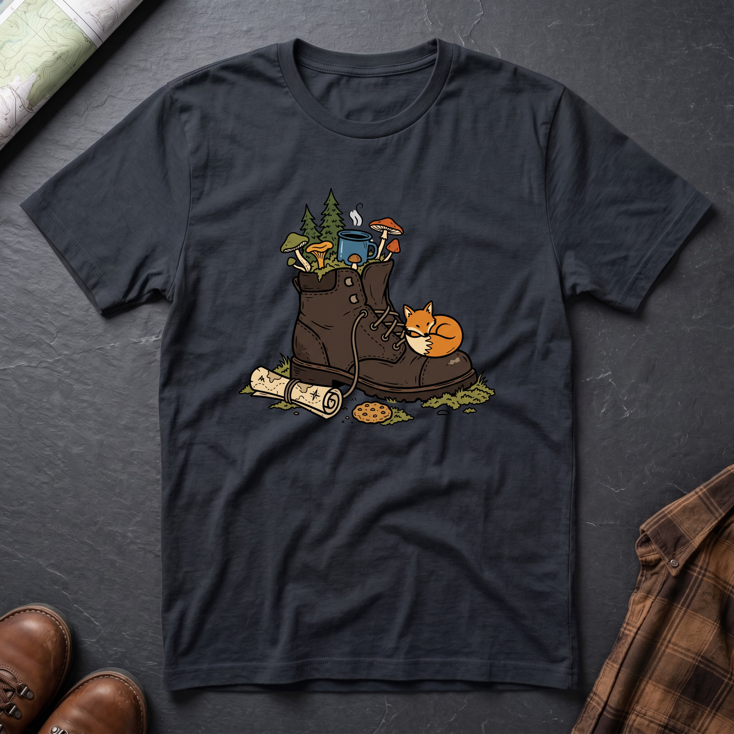Stiefel - T-Shirt