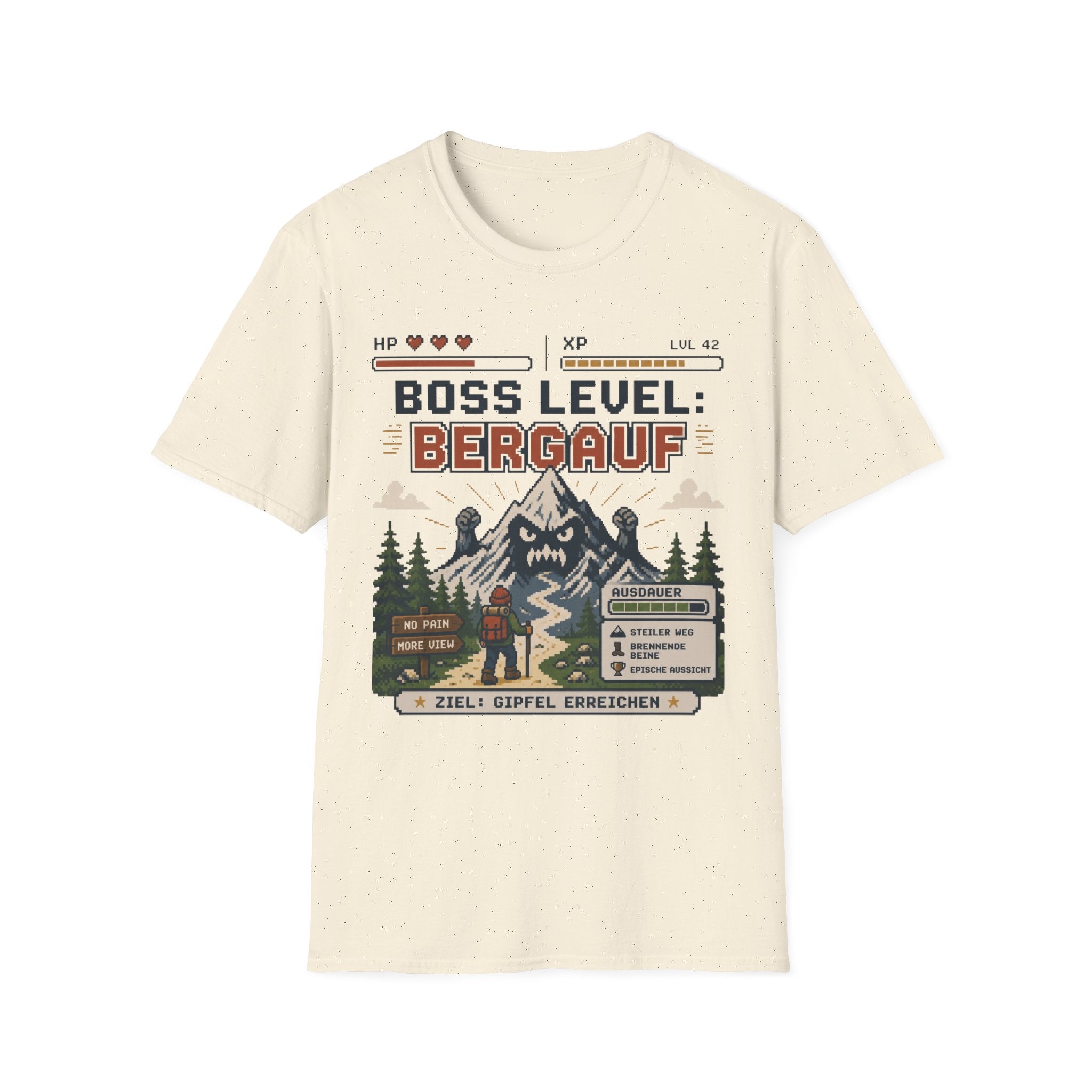 Boss Level Bergauf - T-Shirt