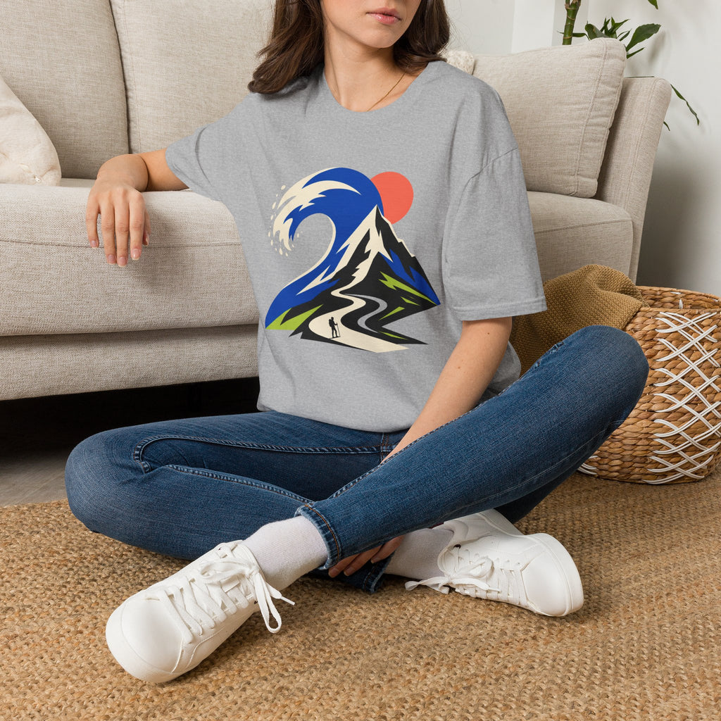 Berg Welle - T-Shirt