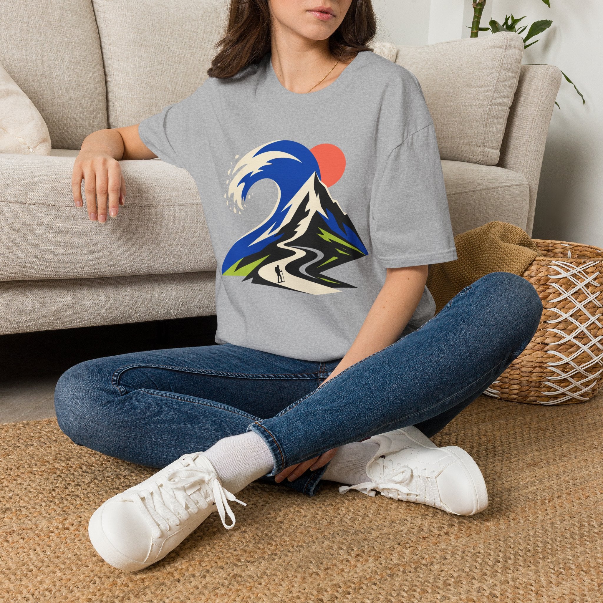 Berg Welle - T-Shirt