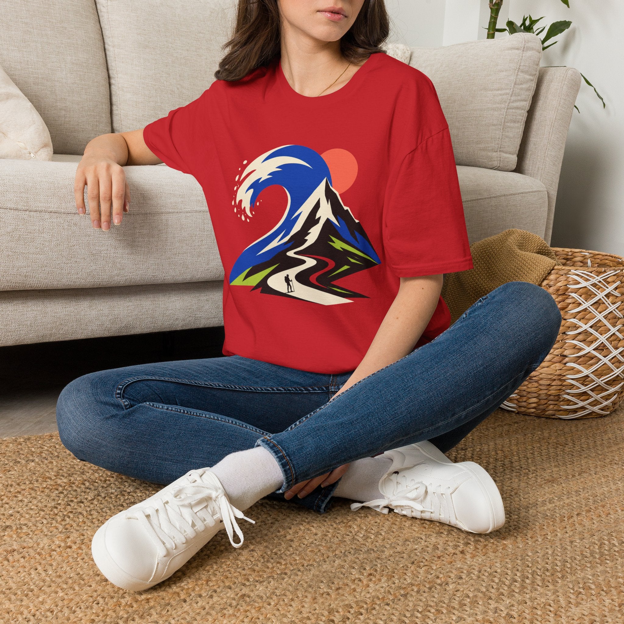 Berg Welle - T-Shirt