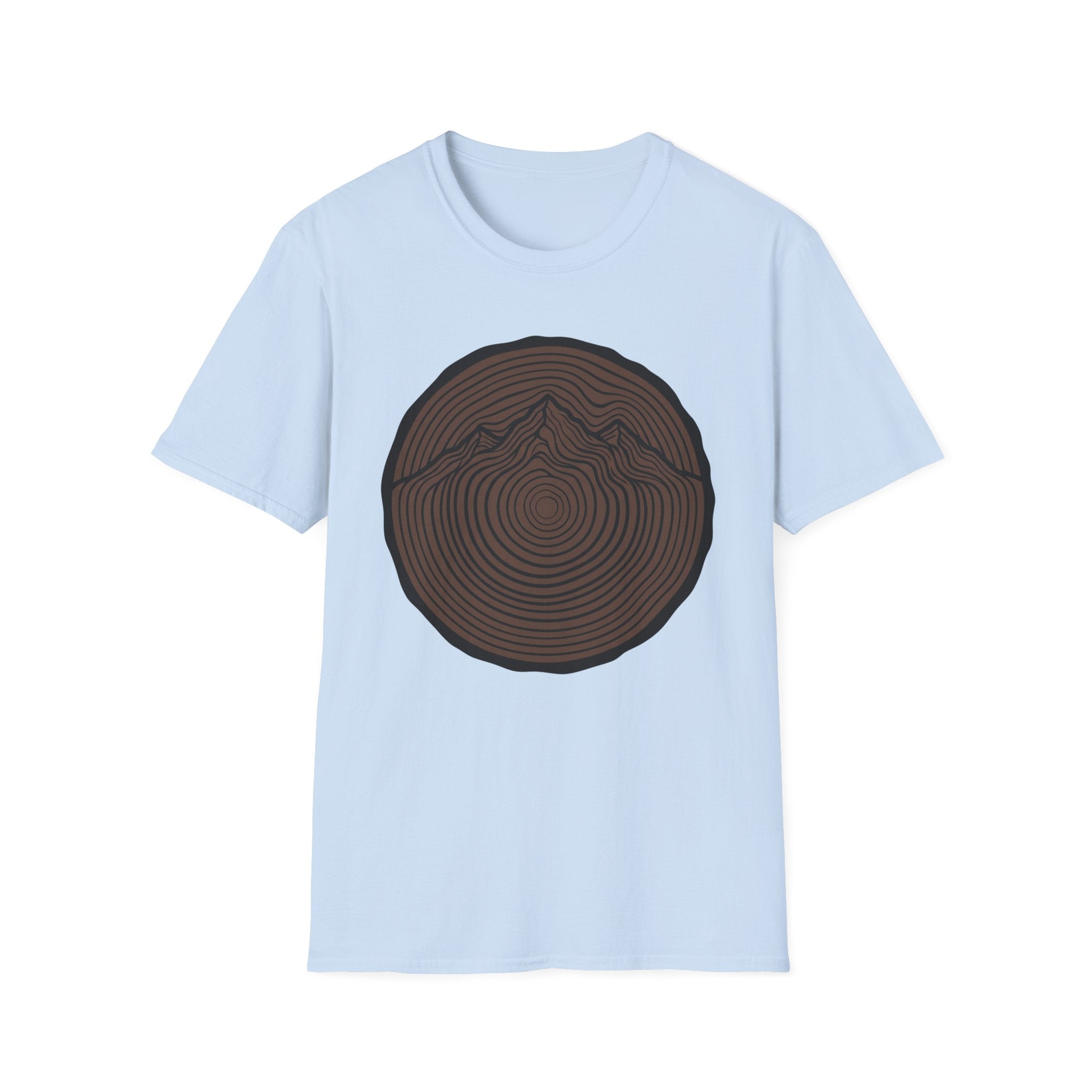 Baumstamm Berg - T-Shirt