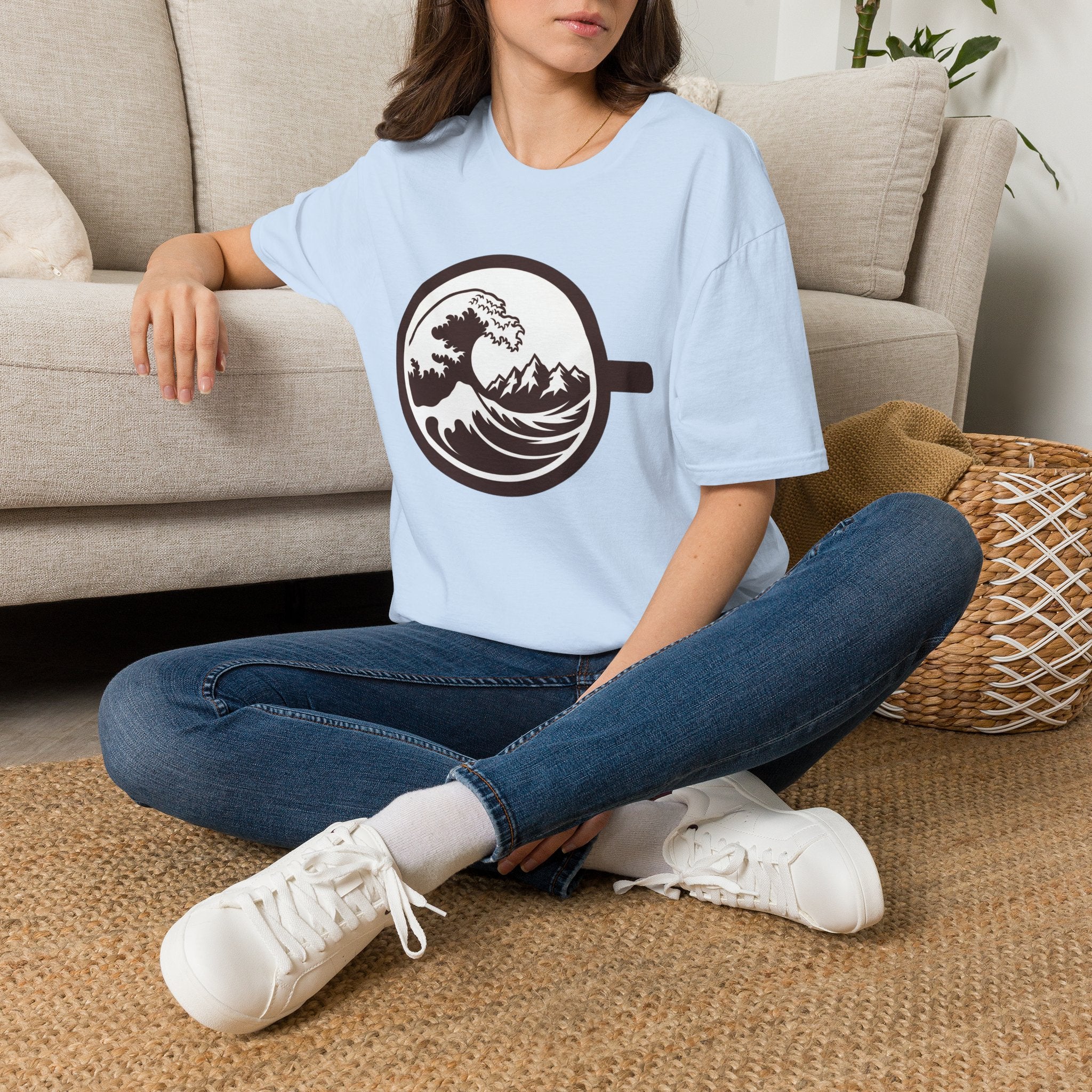Bergwelle Kaffeetasse - T-Shirt