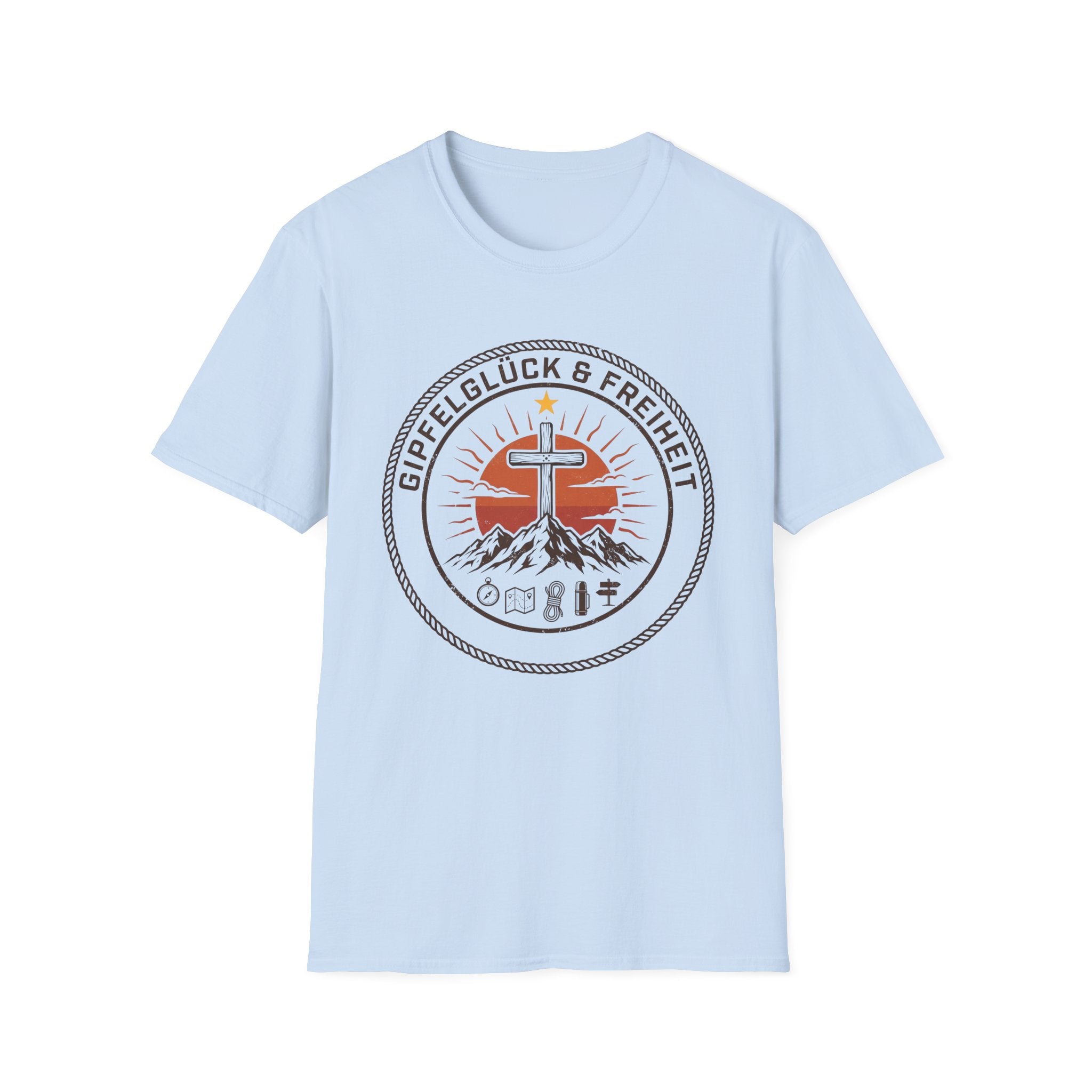 Gipfelglück Freiheit - T-Shirt