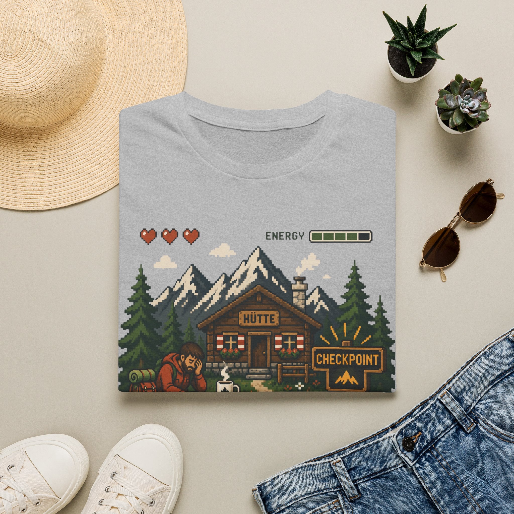 Respawn An Der Hütte - T-Shirt