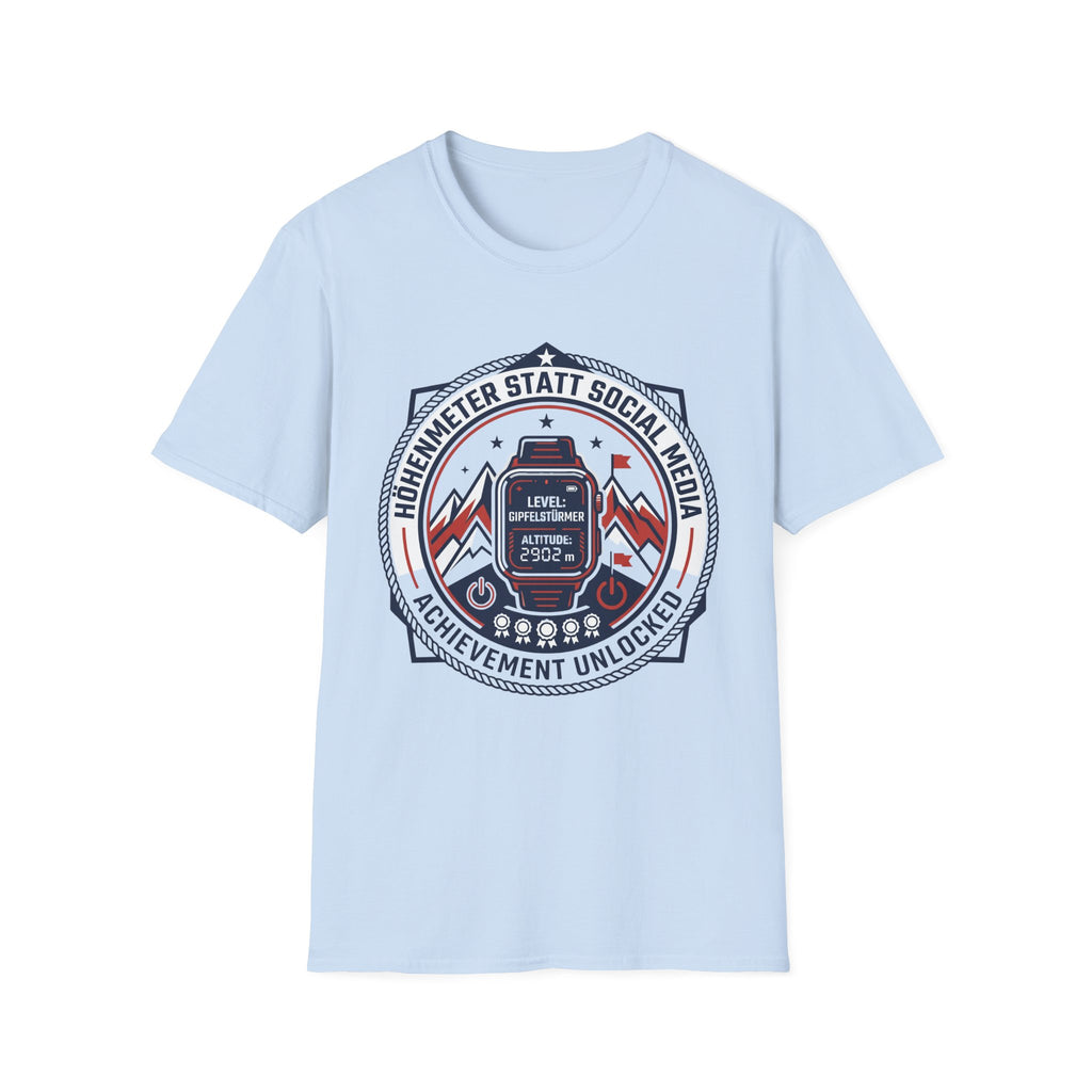 Höhenmeter Social Media - T-Shirt