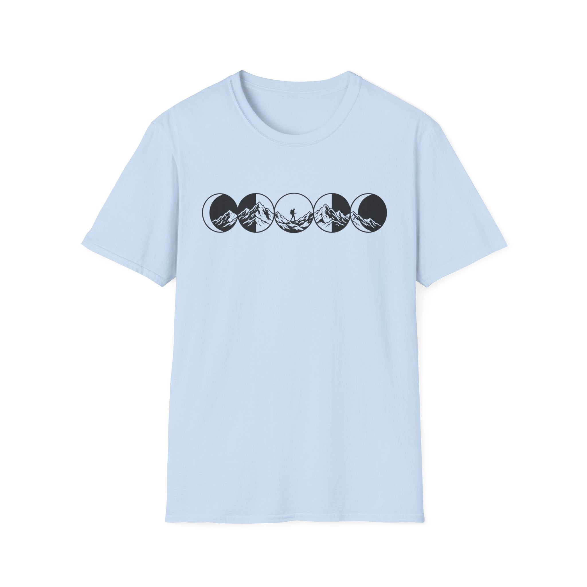 Mondphasen Wandern - T-Shirt