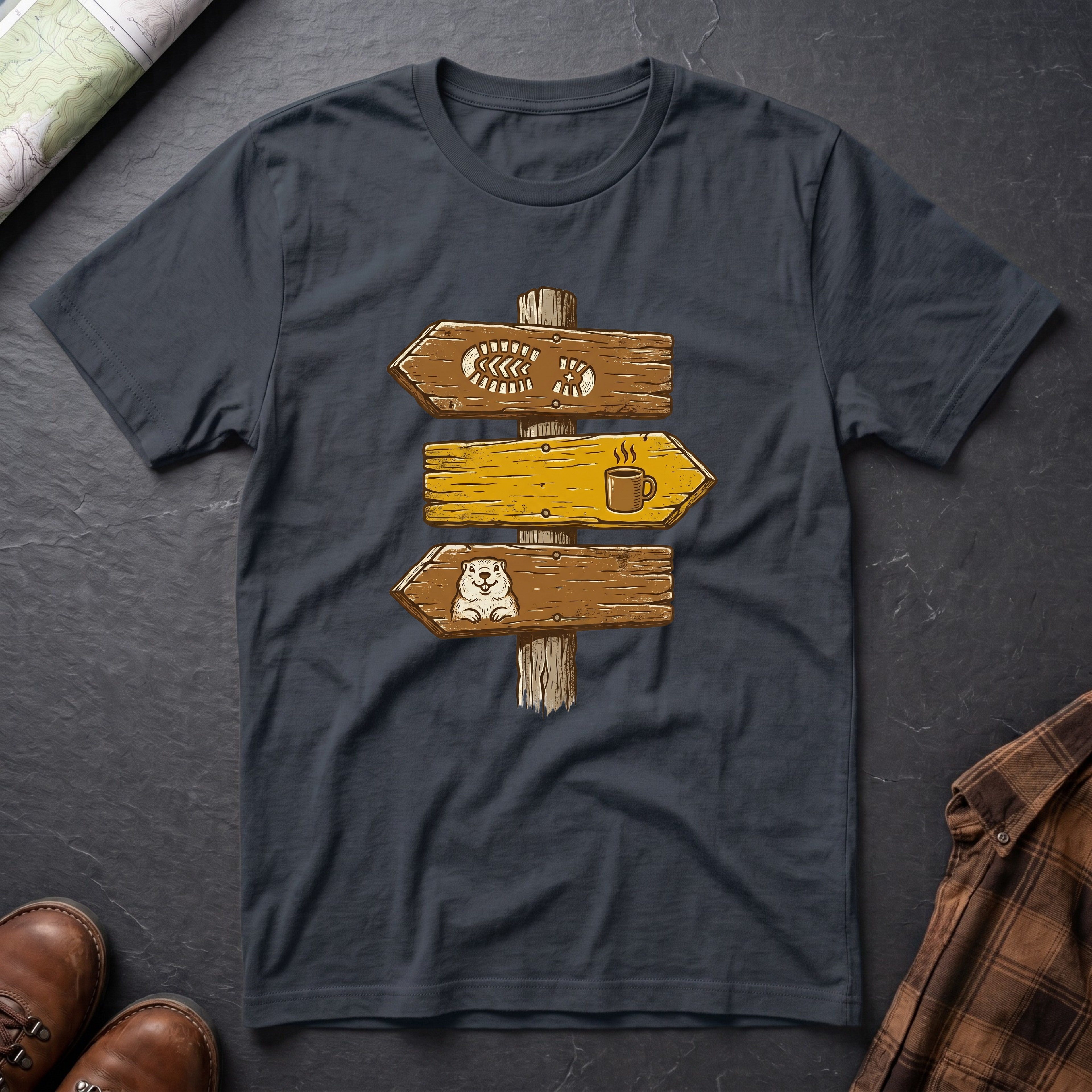Wegweiser - T-Shirt