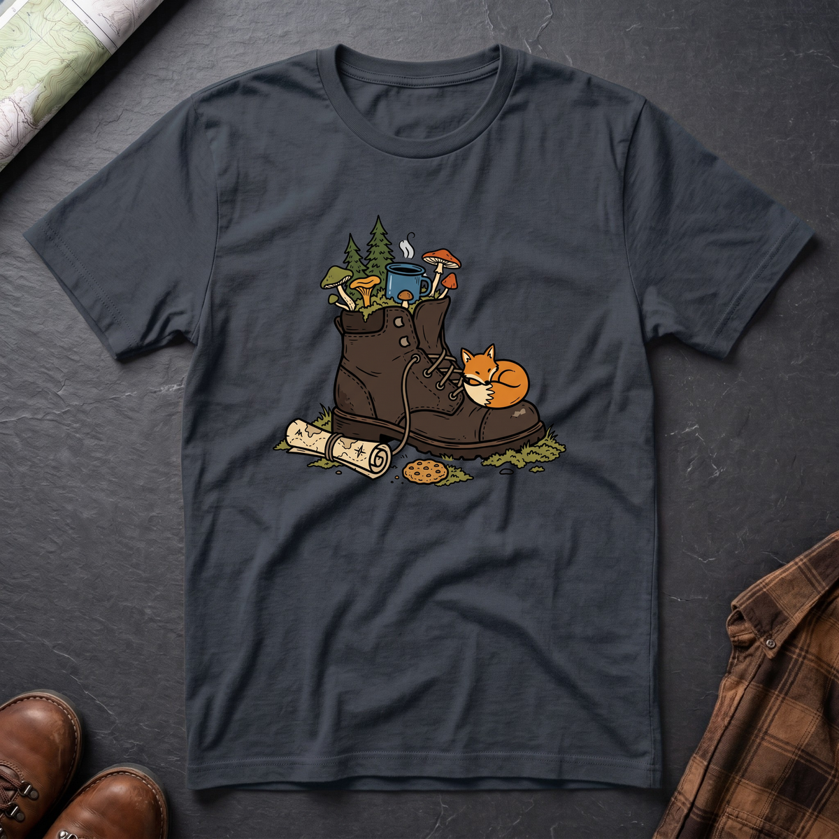 Stiefel - T-Shirt