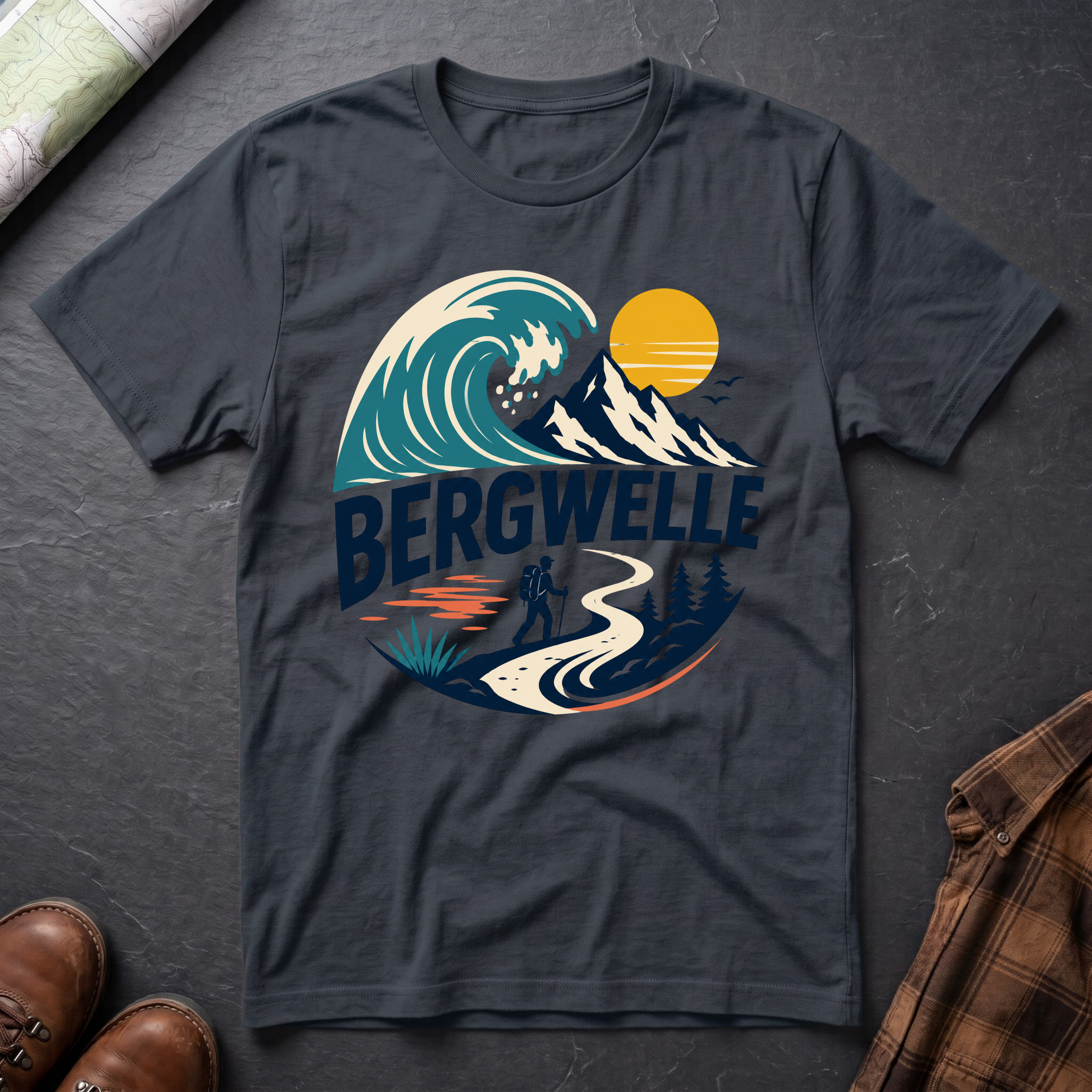 Bergwelle - T-Shirt