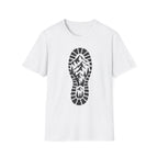 Schuhabdruck Berg - T-Shirt