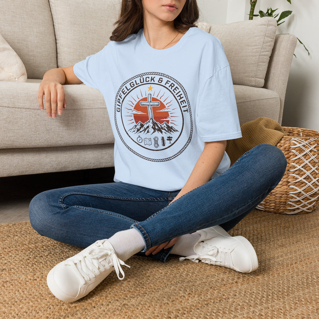 Gipfelglück Freiheit - T-Shirt