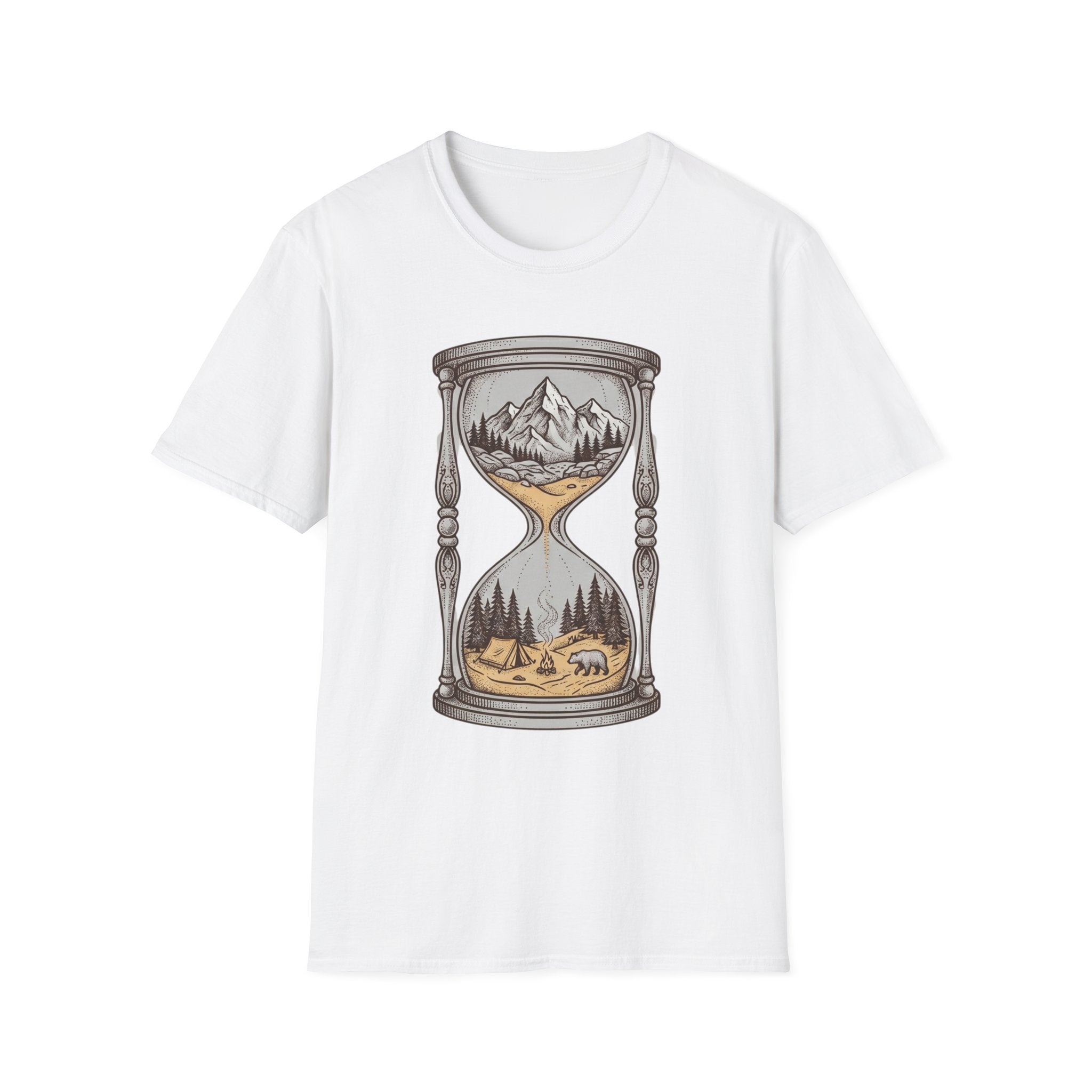 Stundenglas Berg - T-Shirt