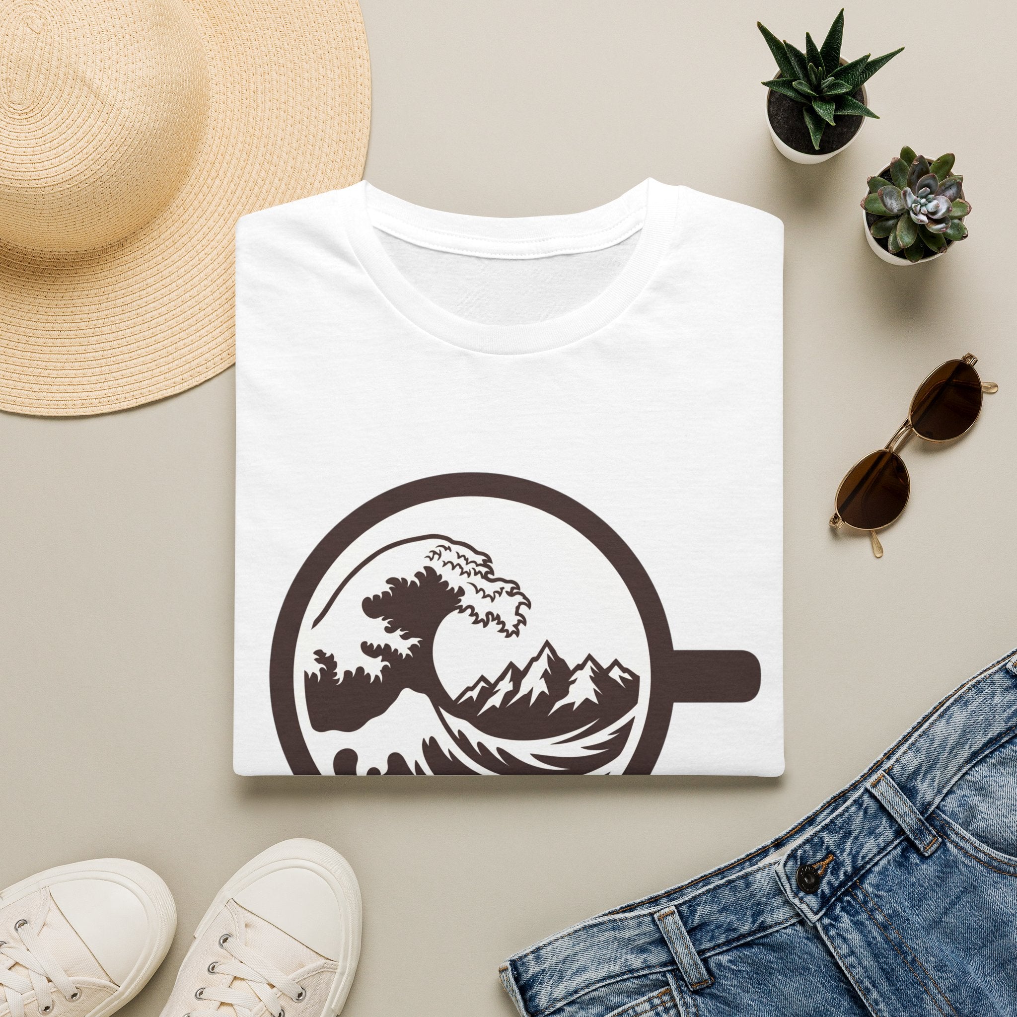 Bergwelle Kaffeetasse - T-Shirt