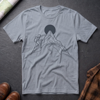 Berg Sonne Minimal - T-Shirt