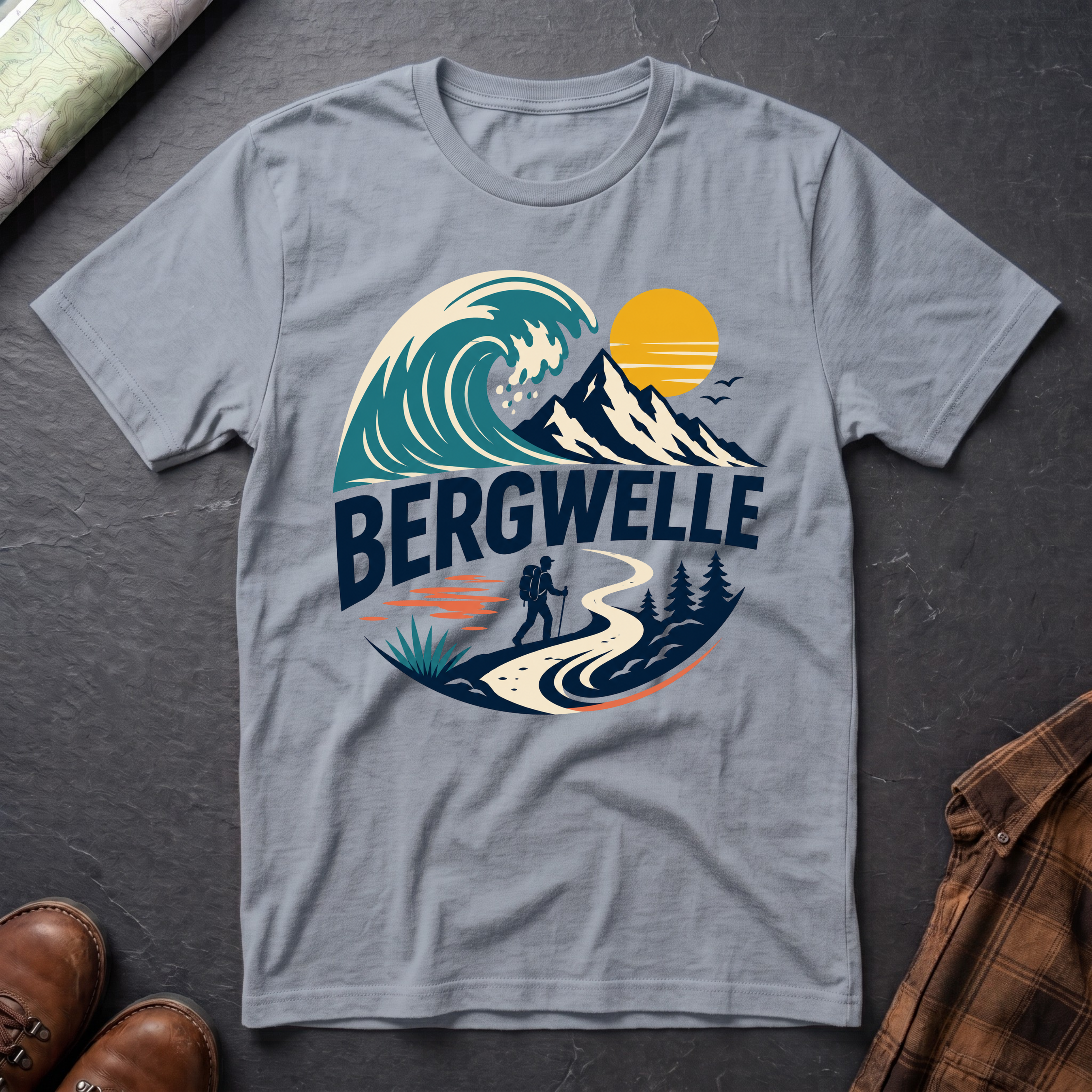 Bergwelle - T-Shirt