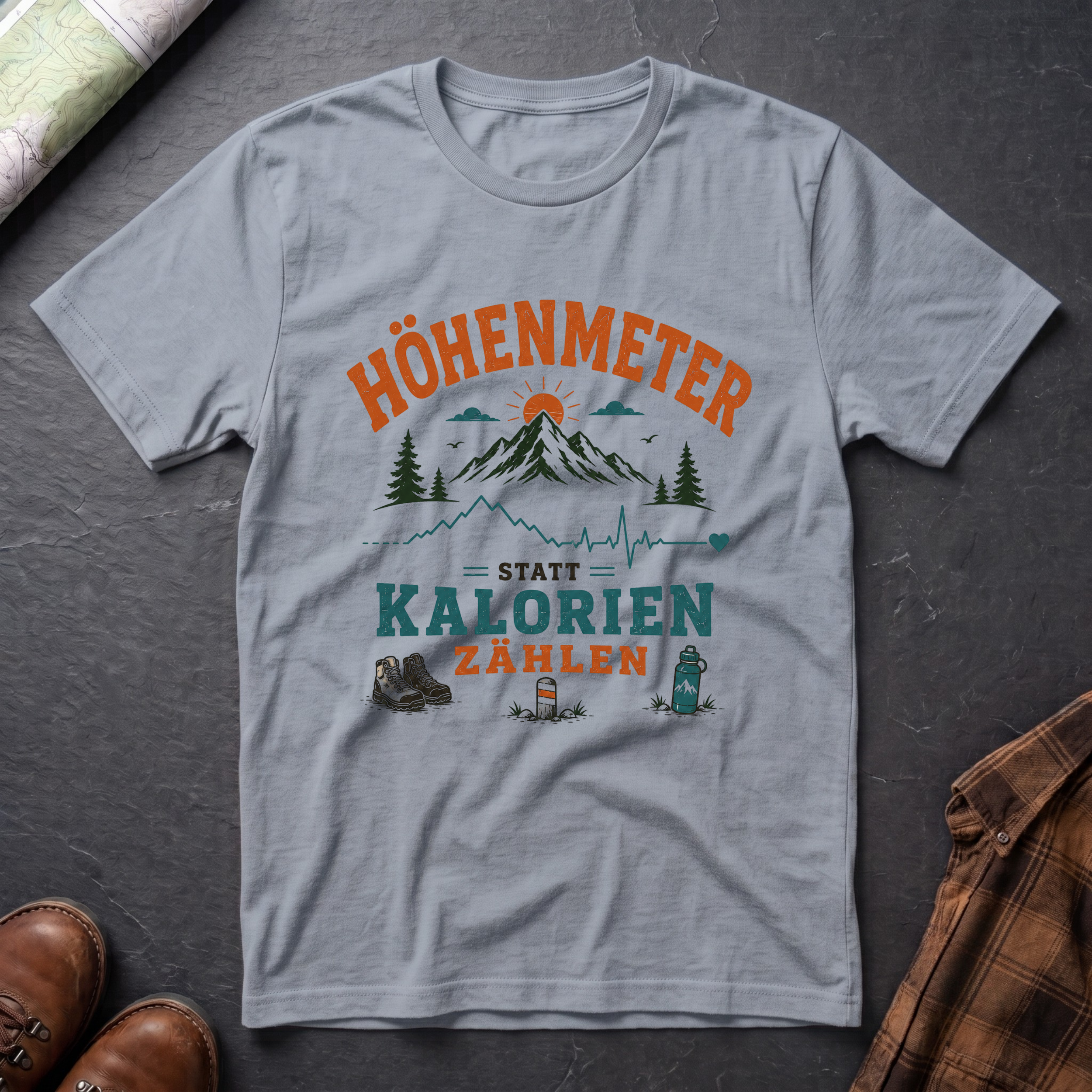 Höhenmeter Kalorien - T-Shirt