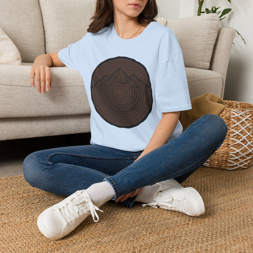 Baumstamm Berg - T-Shirt