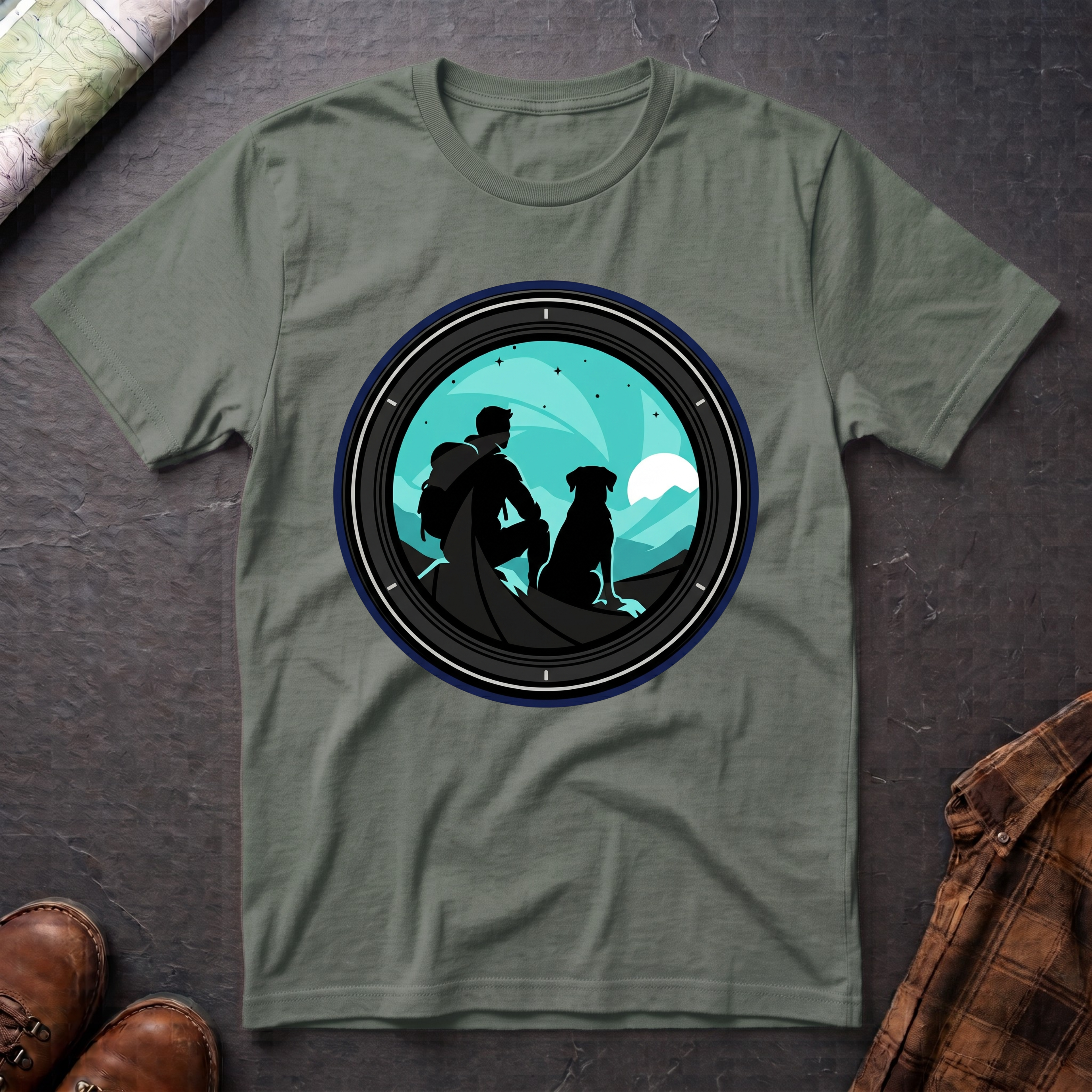 Wanderbuddy Linse - T-Shirt