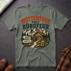Hüttentour statt Büroflur - T-Shirt