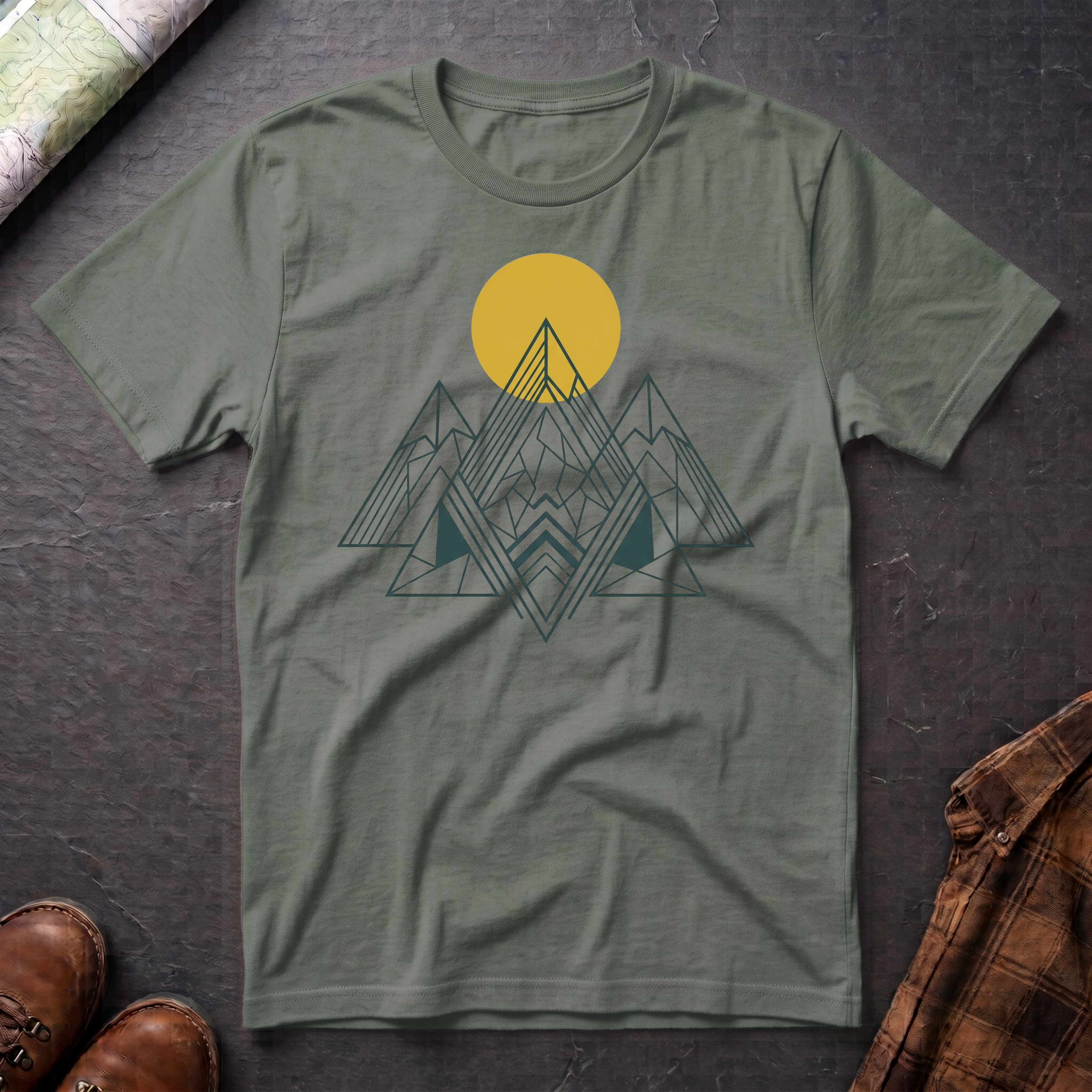 Berge Minimal - T-Shirt