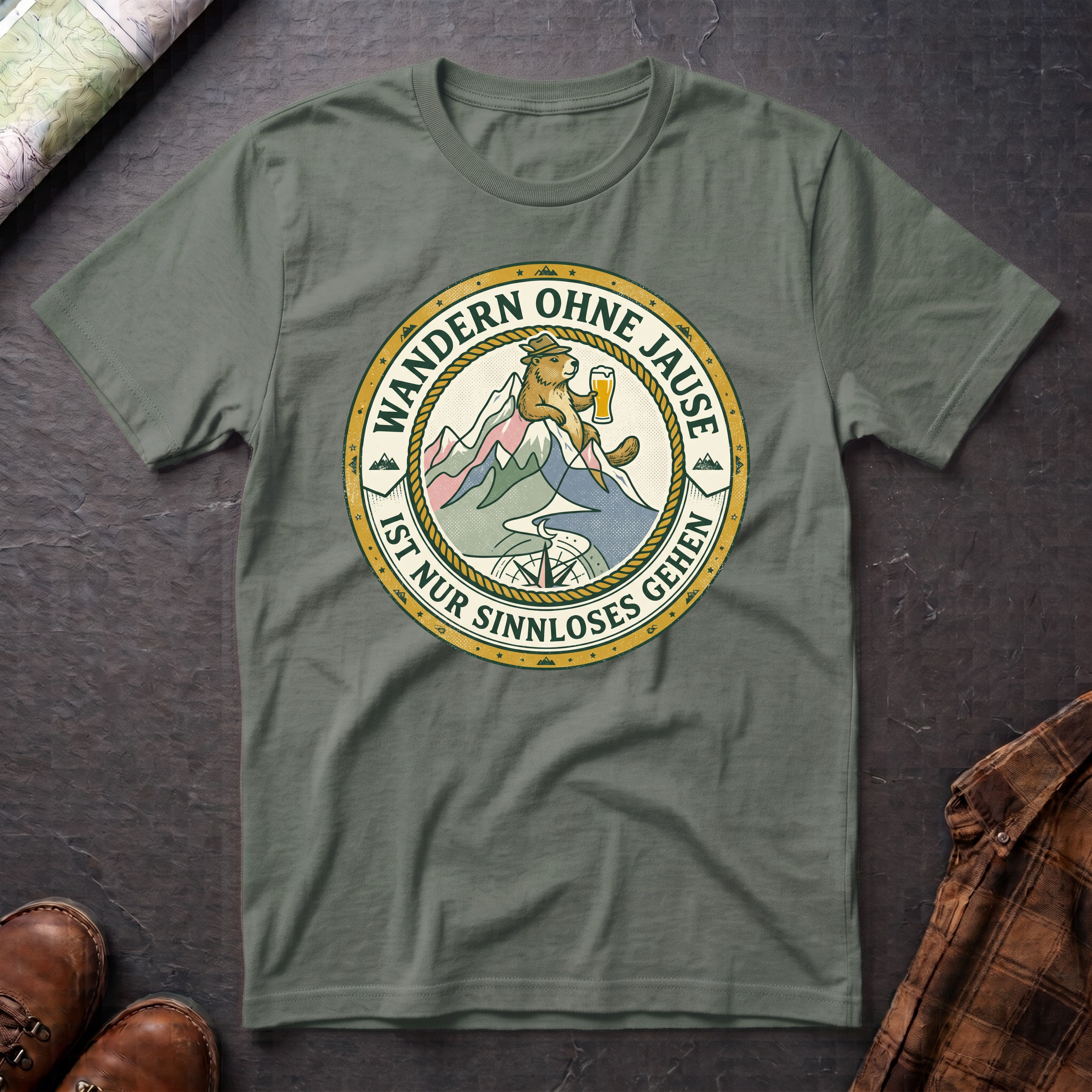 Wandern Jause - T-Shirt