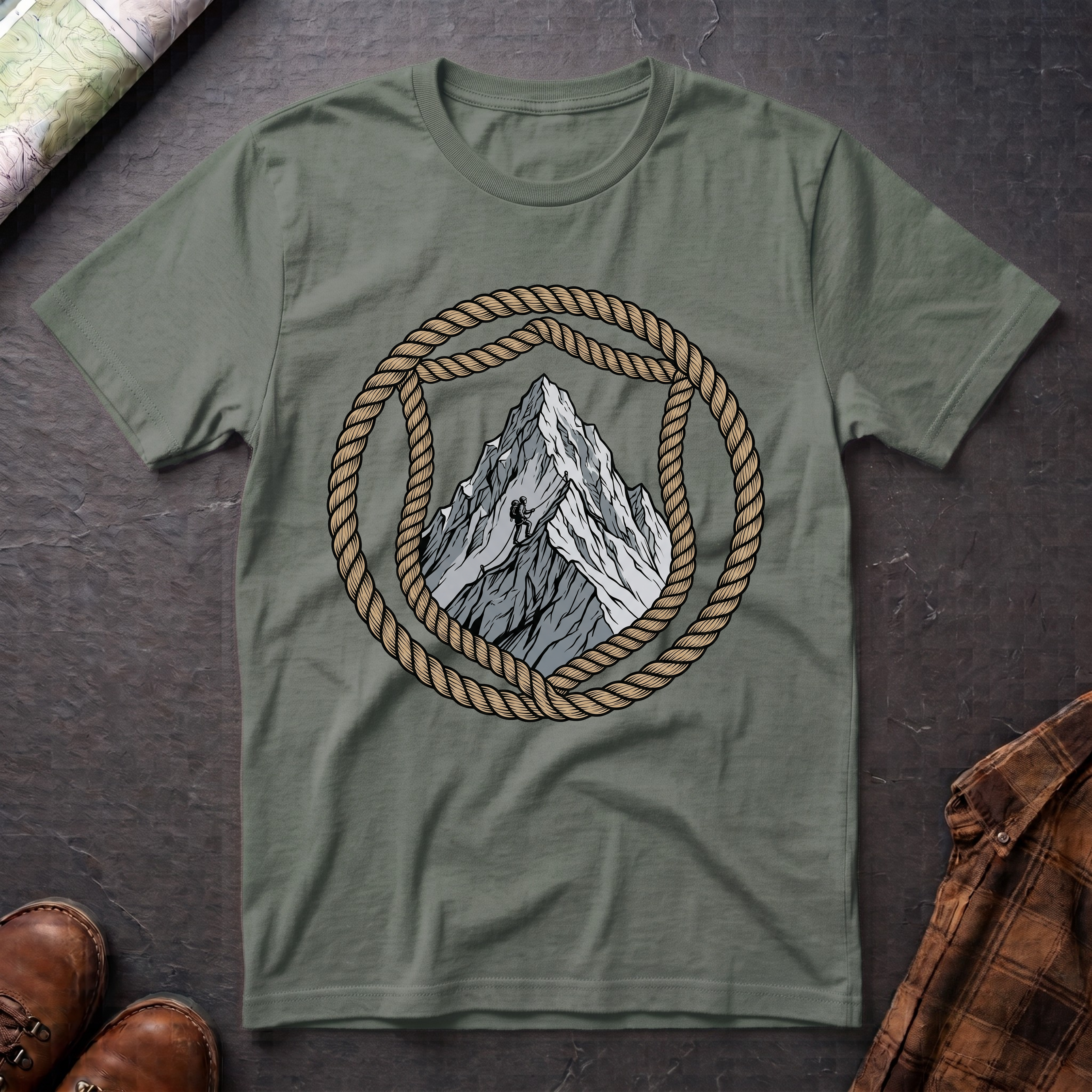 Berg Seil - T-Shirt