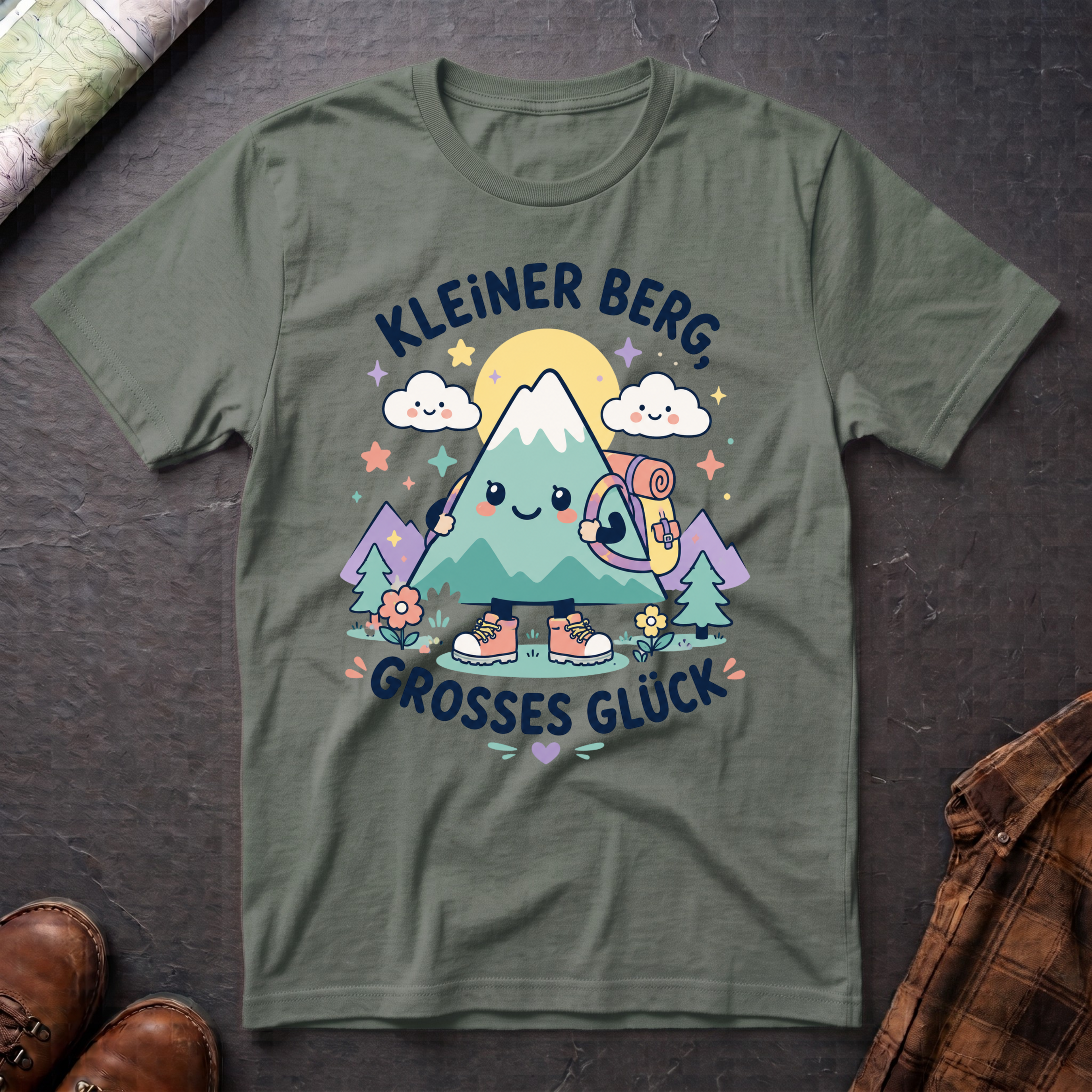 Kleiner Berg Grosses Glück - T-Shirt