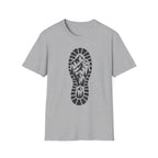 Schuhabdruck Berg - T-Shirt