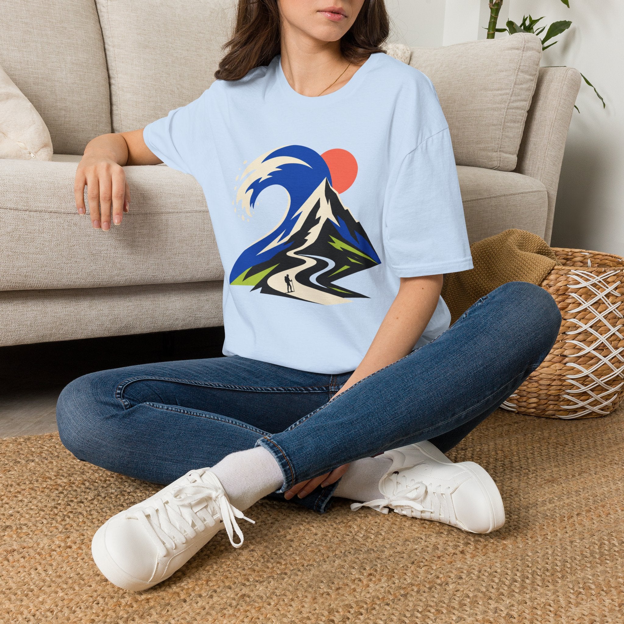 Berg Welle - T-Shirt