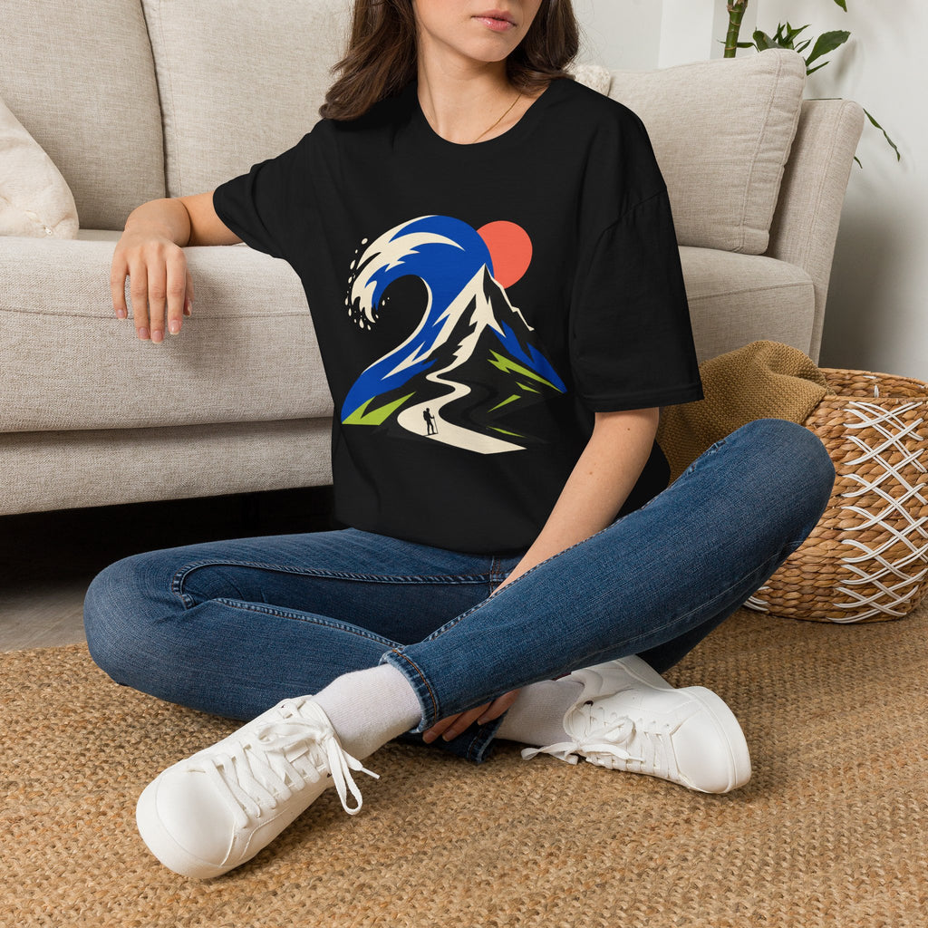 Berg Welle - T-Shirt