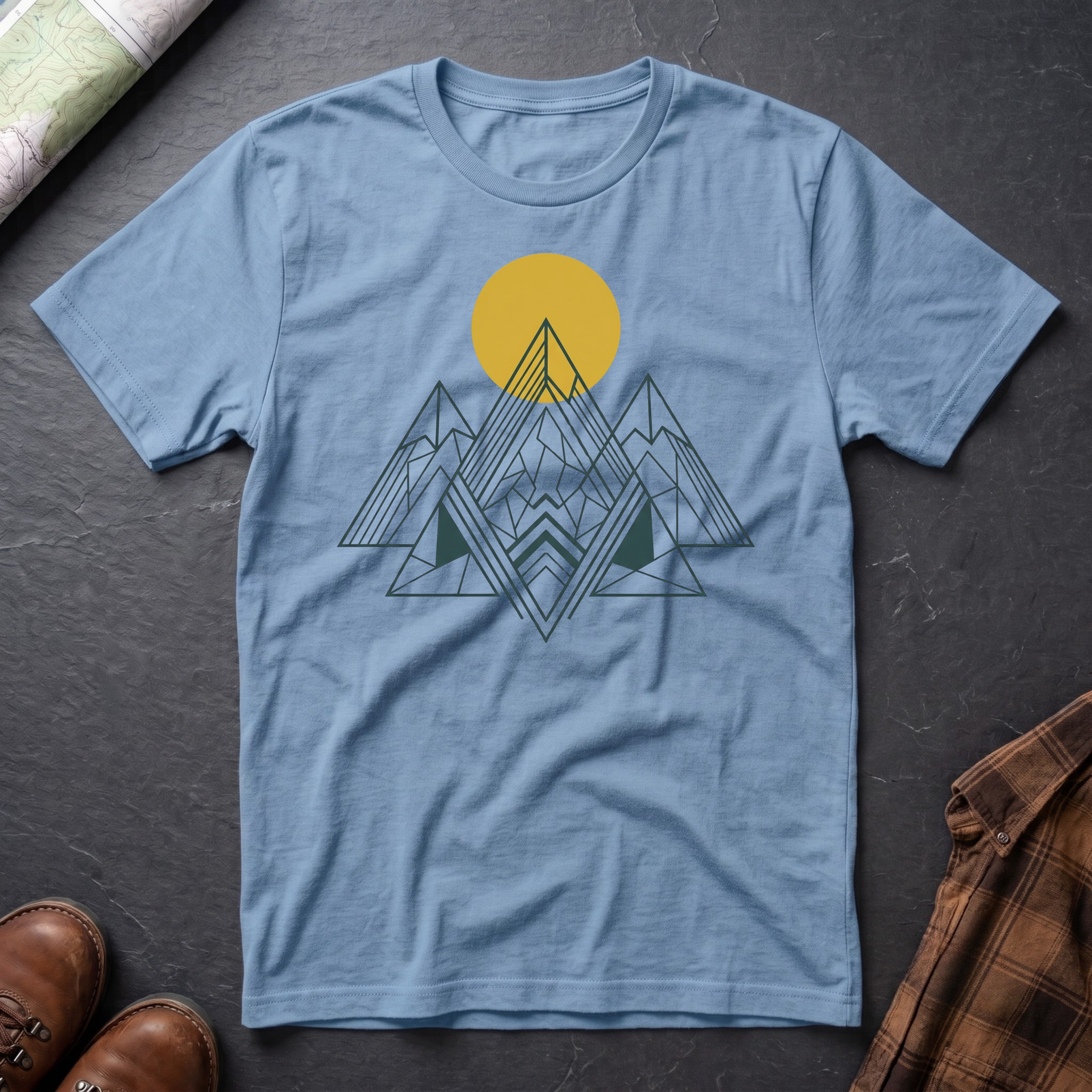Berge Minimal - T-Shirt