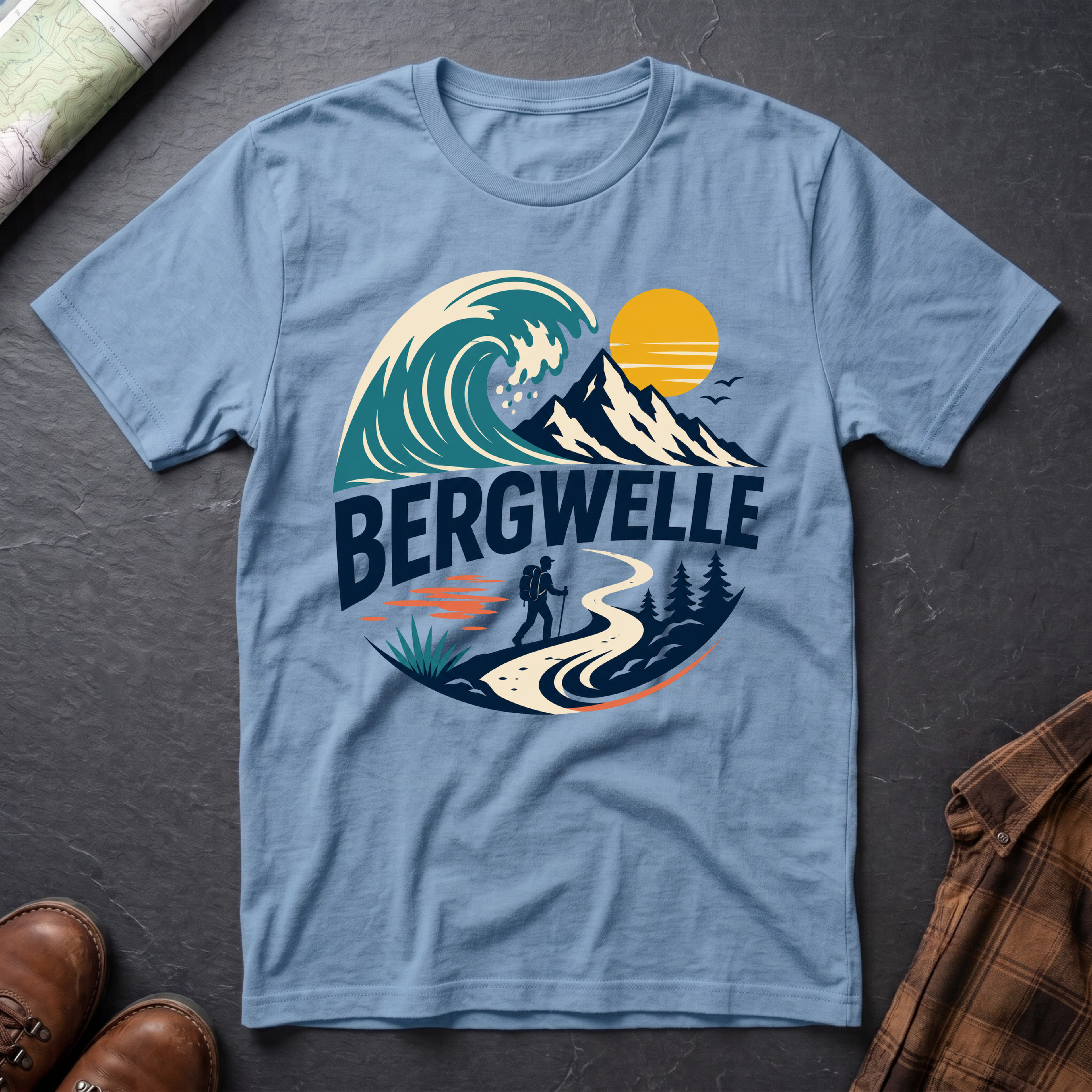 Bergwelle - T-Shirt