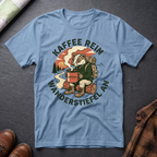 Kaffee Rein Wanderstiefel An - T-Shirt