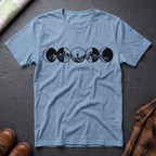Mondphasen Wandern - T-Shirt
