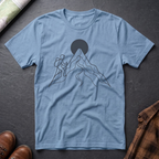 Berg Sonne Minimal - T-Shirt