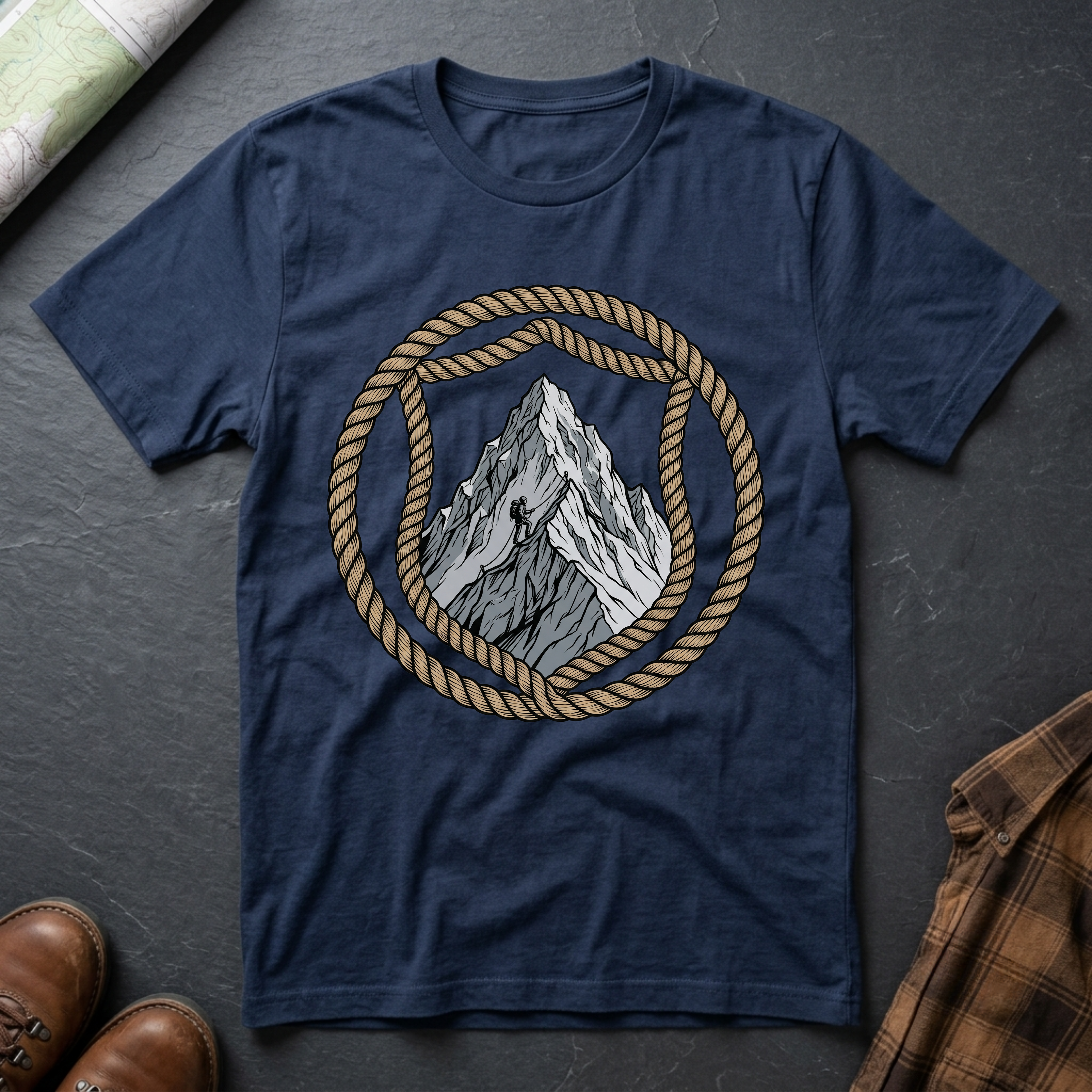 Berg Seil - T-Shirt