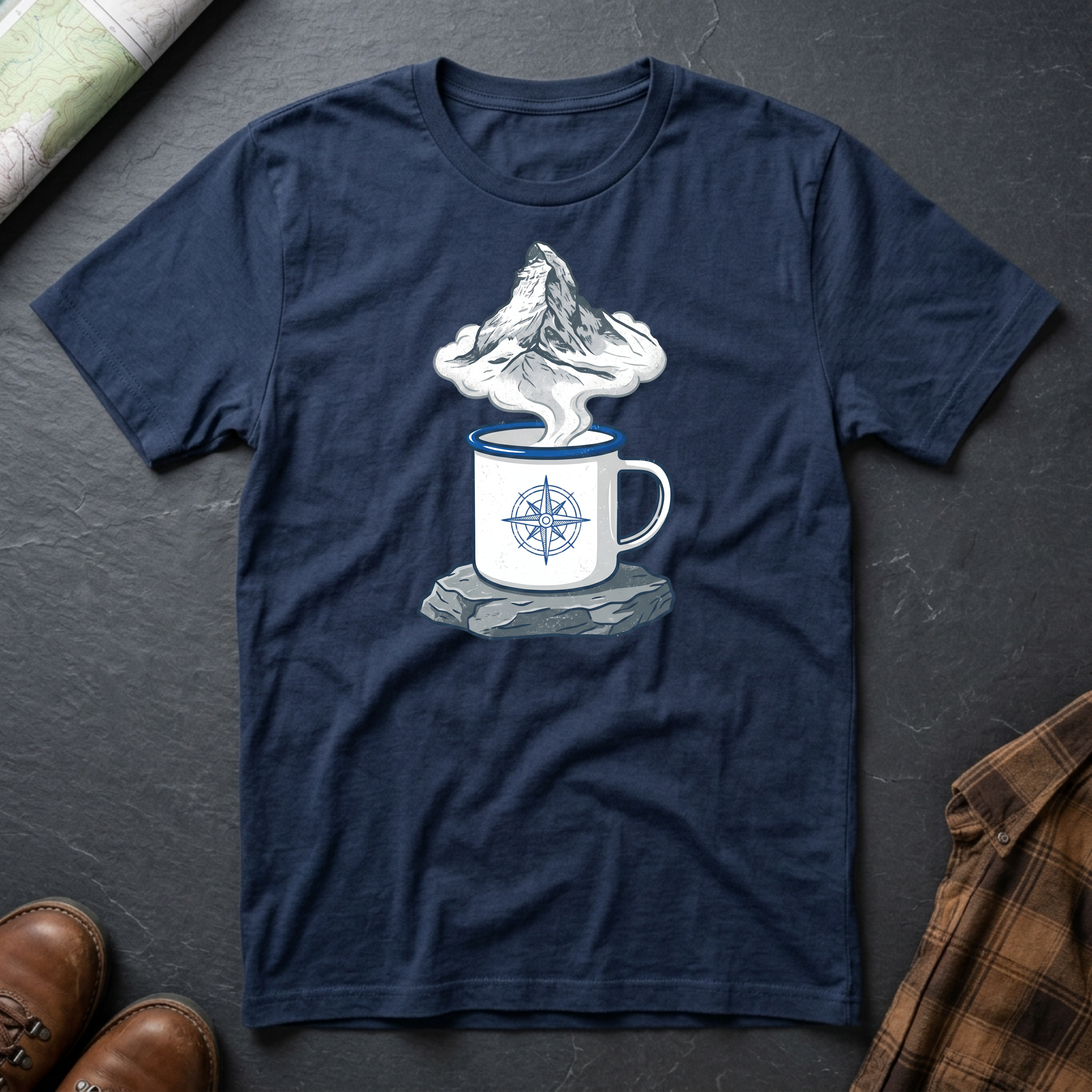 Kaffeerauch Berg - T-Shirt