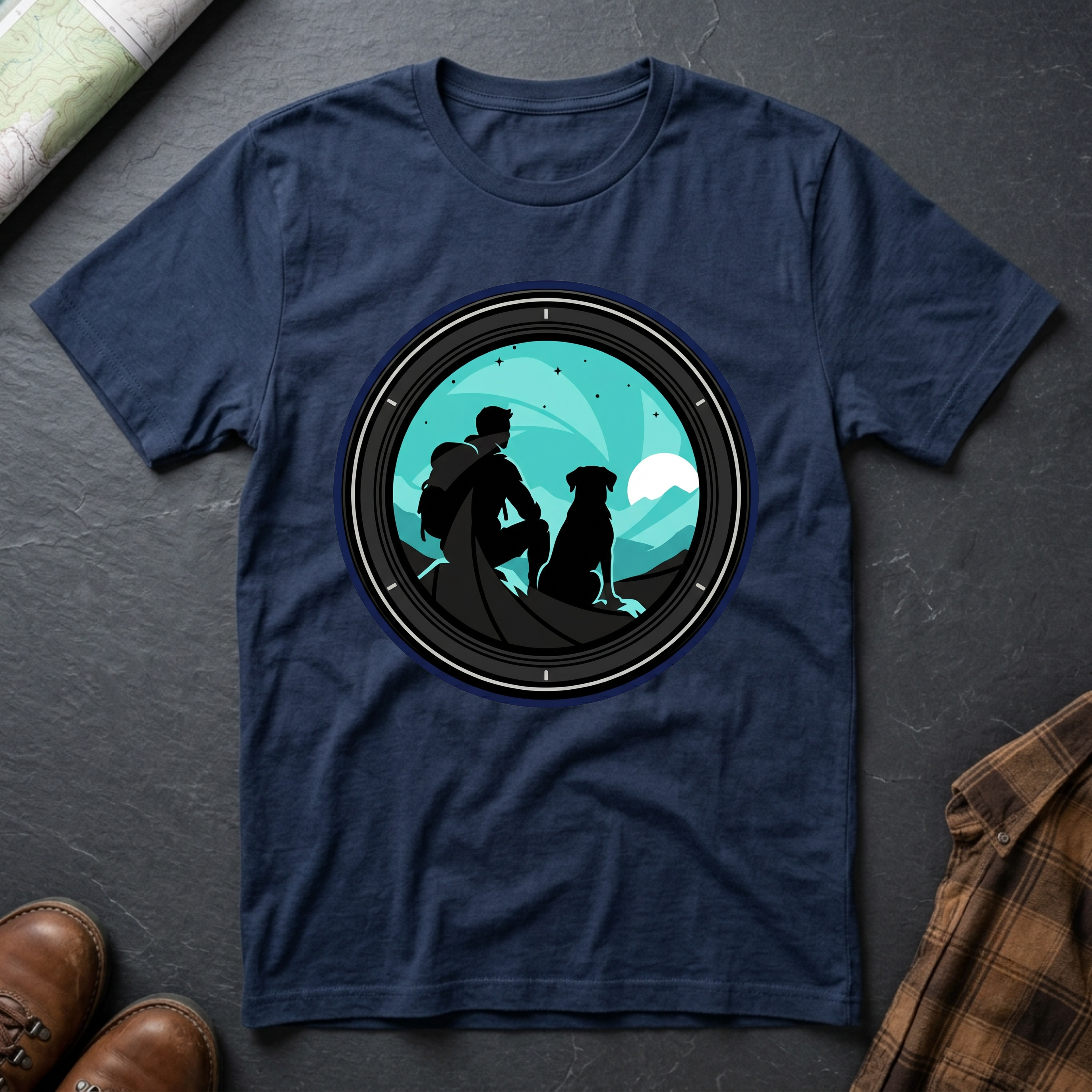 Wanderbuddy Linse - T-Shirt