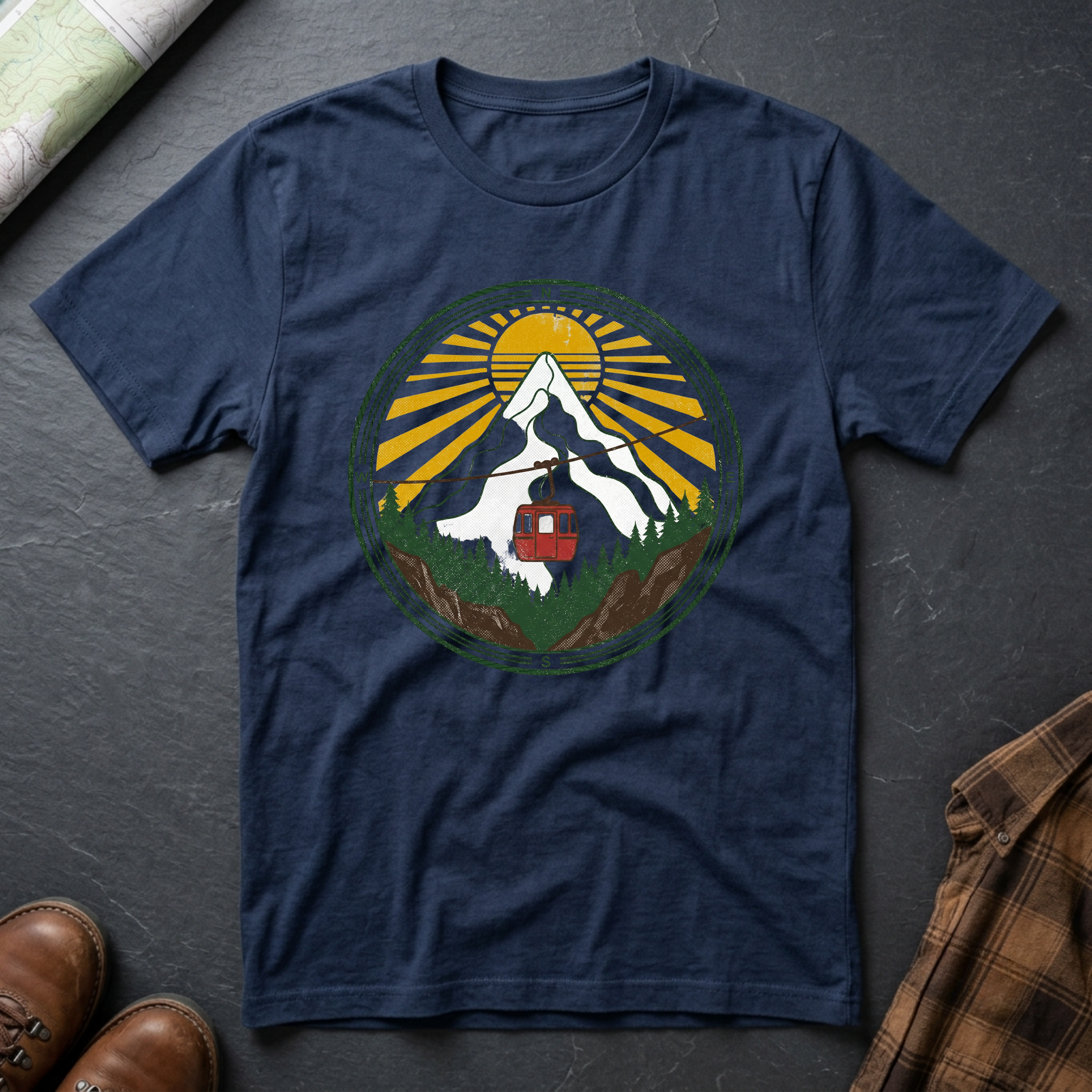 Gondel Sonne - T-Shirt