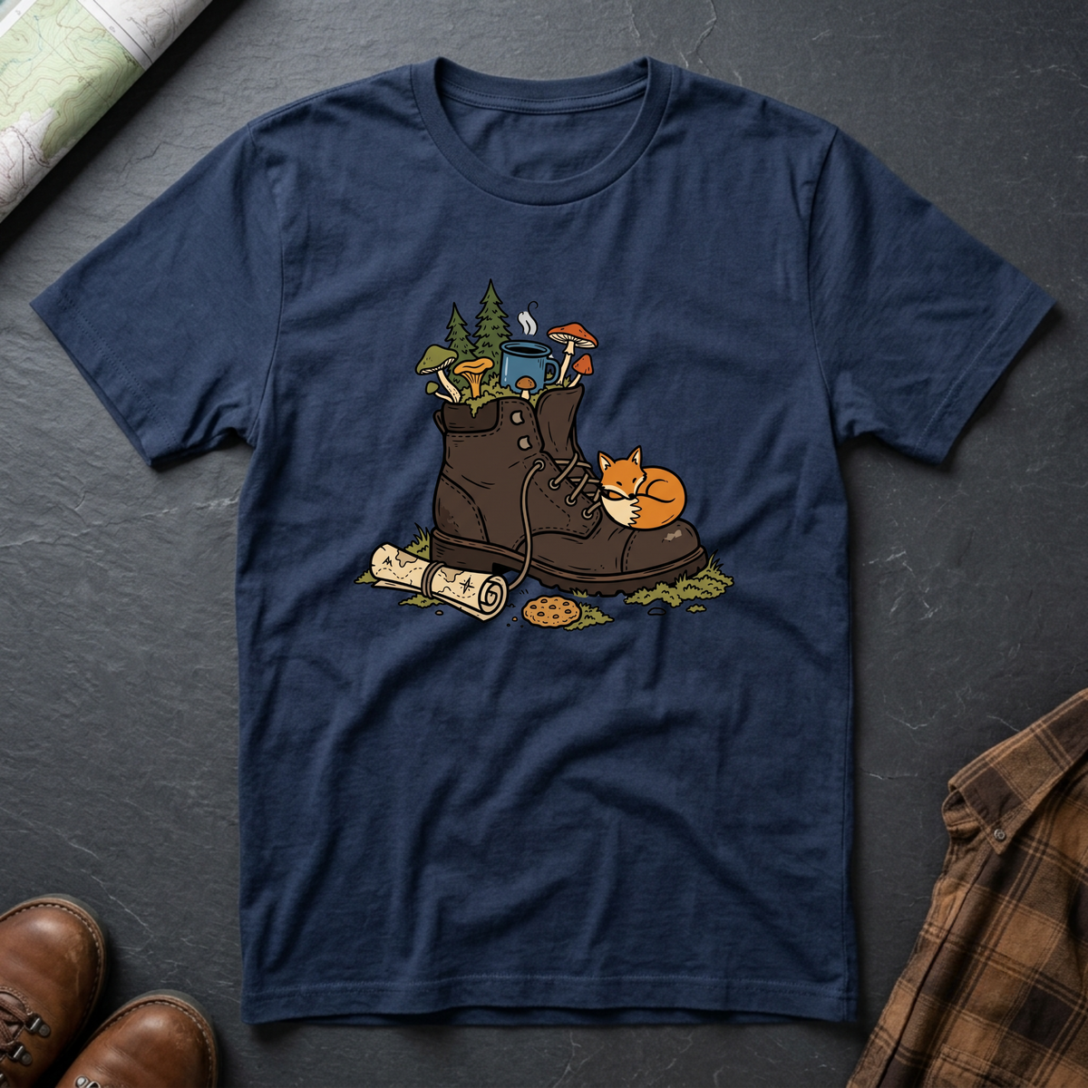 Stiefel - T-Shirt